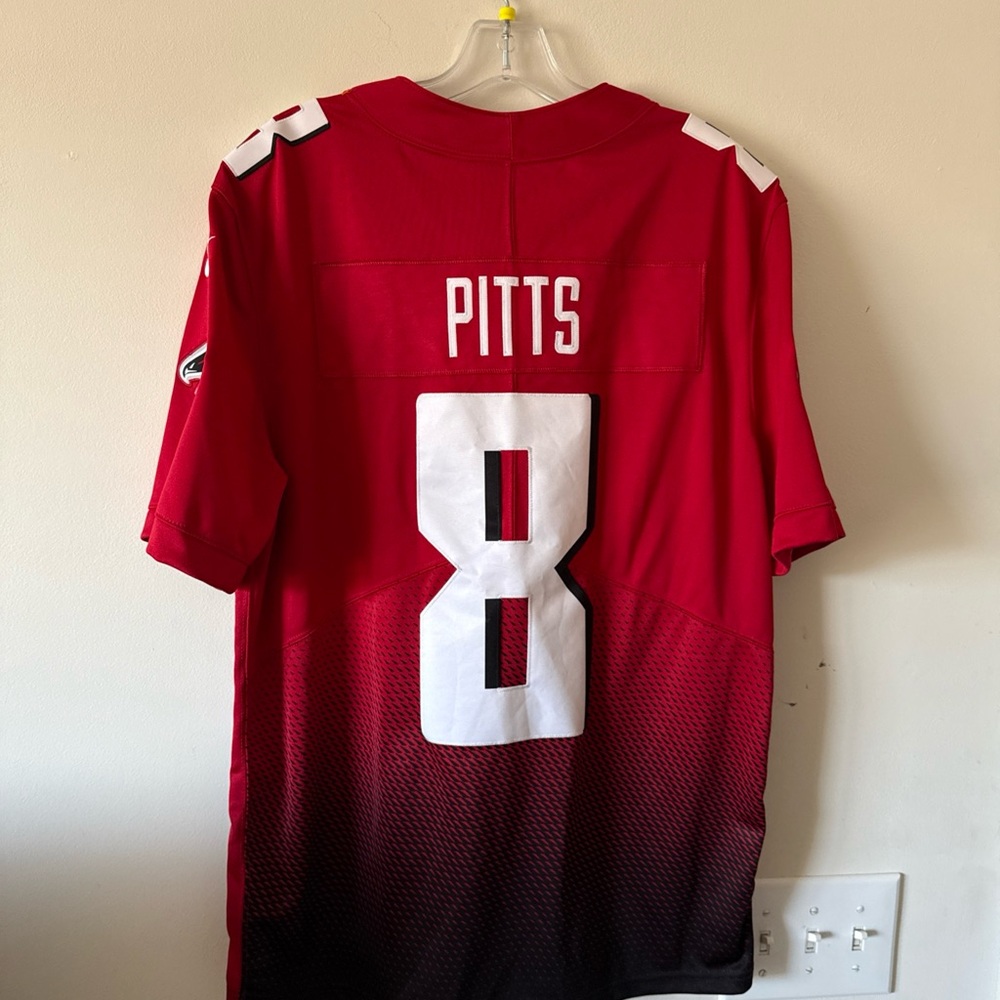 Men’s Nike Kyle Pitts #8 Atlanta Falcons Alternate Vapor Lmtd Jersey Sz L - RARE - Picture 7 of 7